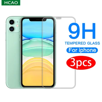 

For iPhone 11 Protective Tempered Glass For iPhone 7 8 6 6s plus XS max XR Glass Screen Protector Glass on iphone 11Pro 6s 7 8