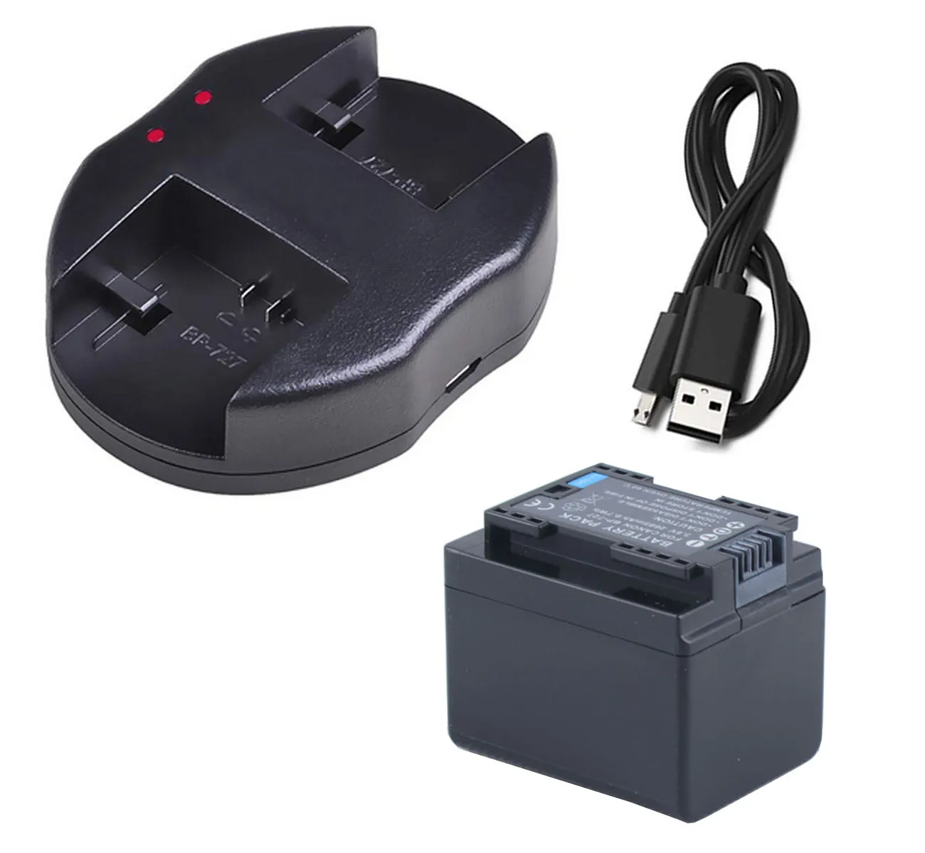 Battery and ChargerD Аккумулятор+ зарядное устройство для Canon BP-709, BP-718, BP-727, BP709, BP718, BP727 литий-ионный аккумулятор - Цвет: Battery and ChargerD