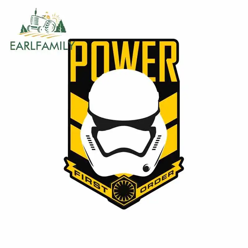EARLFAMILY 13 см x 9,2 см для шлем штурмовика из «Звездных Войн» виниловая наклейка персональный автомобиль креативные декоративные Стикеры для автомобилей