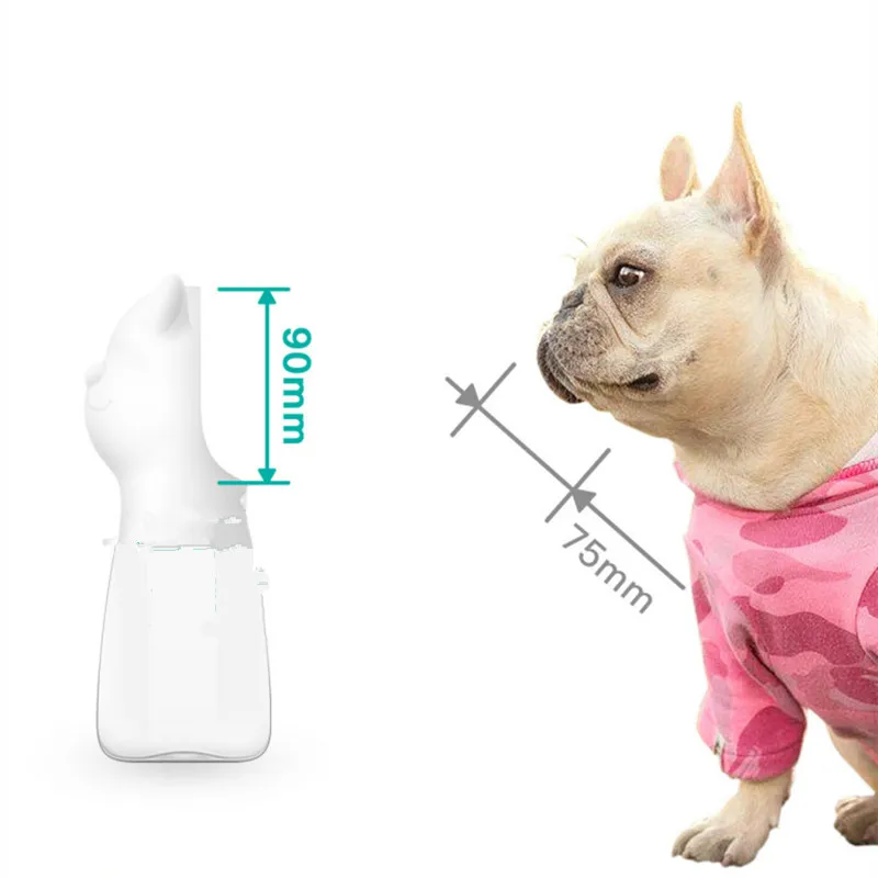 350ML 500ML Portable Pet Dog Water Bottle Travel Puppy Cat Drink Bowl Outdoor Outside Pet Feeder Dispensador Agua Perro