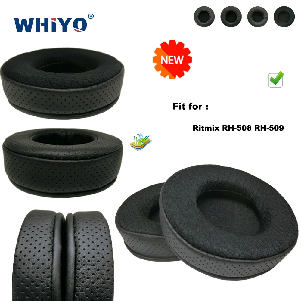

New upgrade Replacement Ear Pads for Ritmix RH508 RH509 Headset Parts Leather Cushion Earmuff Headset Sleeve Cover