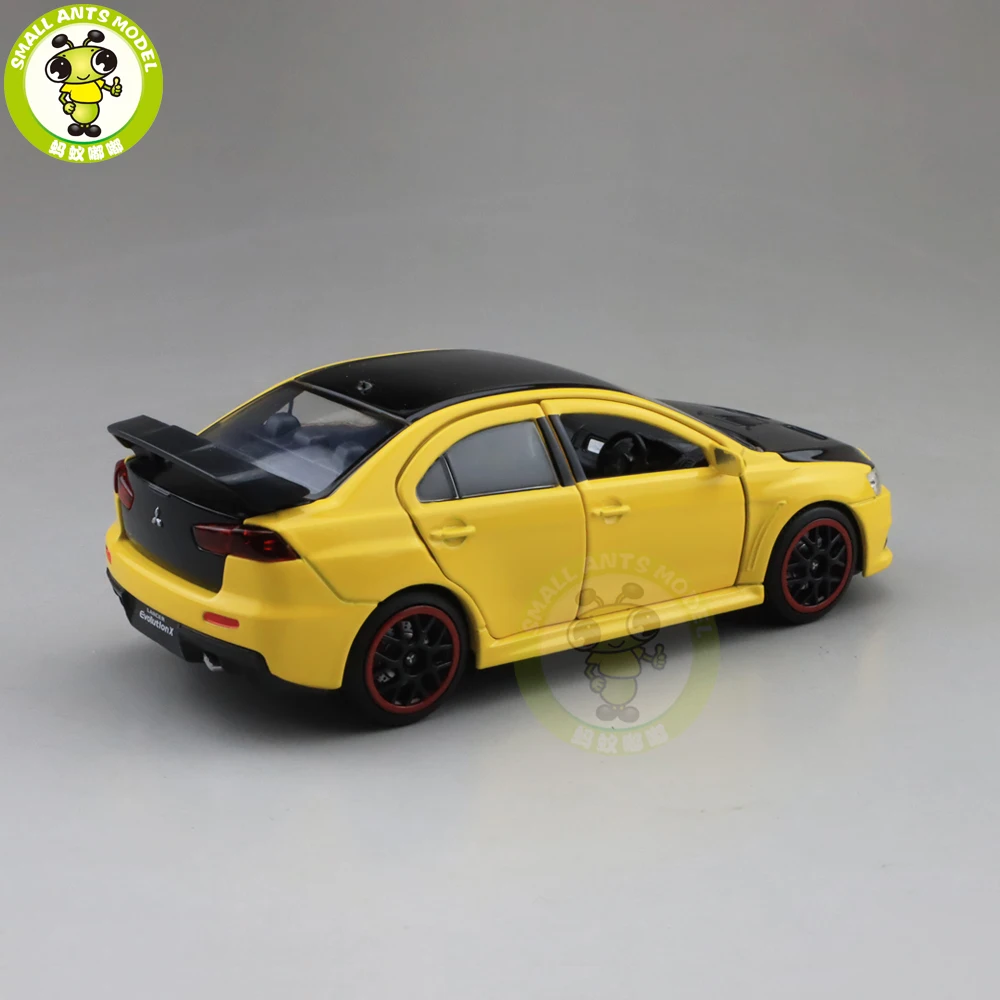 1/32 JACKIEKIM Mitsubishi Lancer EVO X 10 BBS RHD с черной крышей литая модель автомобиля игрушки для детей Подарки для мальчиков девочек