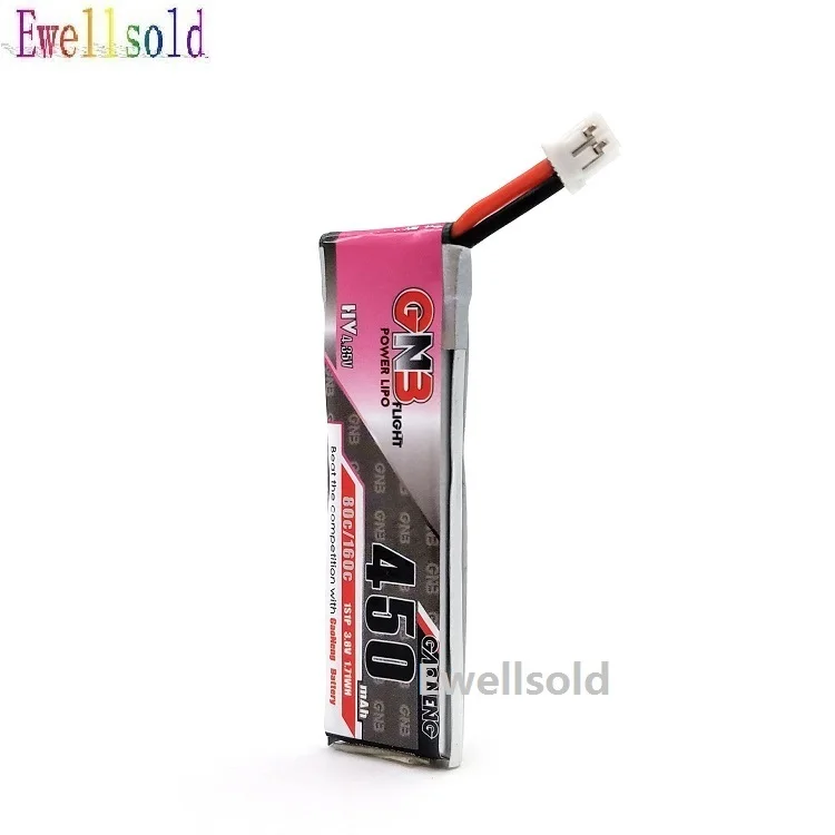 2 10 шт. 3 8 в 450 мАч 50/100C 1S HV 4 35 Lipo батарея PH2.0 разъем для Tinyhawk Happymodel Snapper7 Дрон FPV