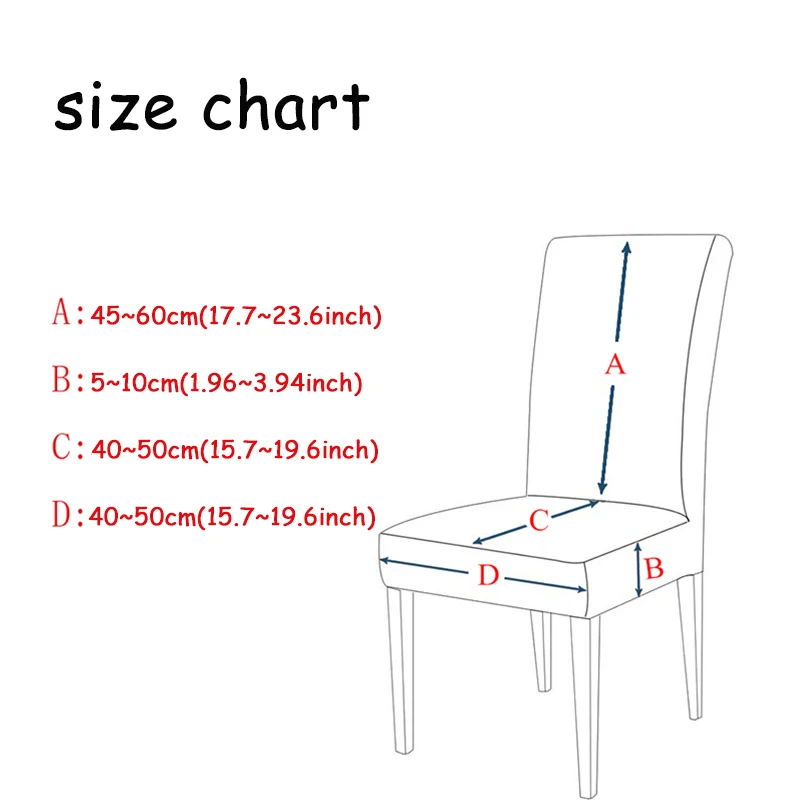 Эластичные чехлы на кресла спандекс стулья съемные и моющиеся стрейч для