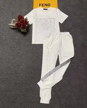 

fashion classic letter long-sleeved cotton baseball uniform cotton trousers Slim casual sports suit two-piece