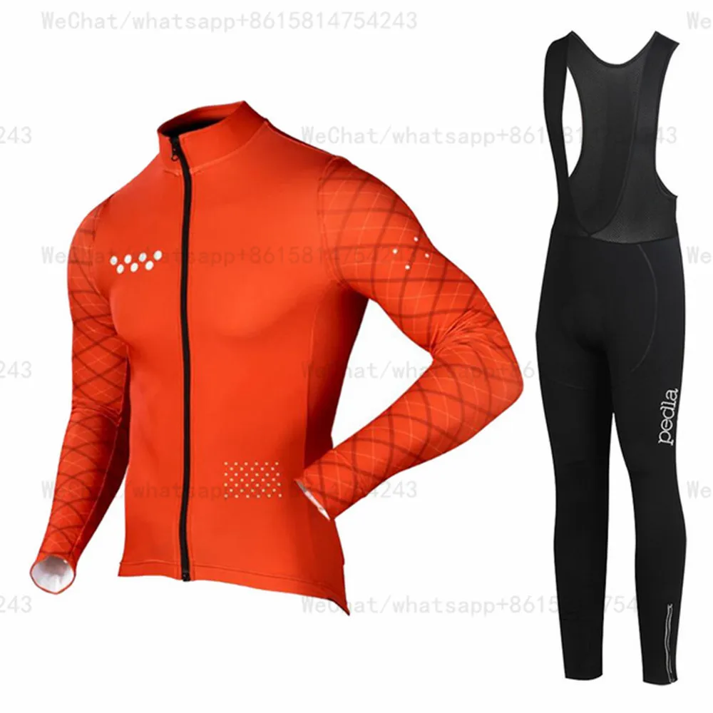 winter sets pedla зимняя одежда fietsen наборы профессиональная команда Велоспорт Джерси гелевая подкладка fiets broek комплект Maillot Kleding voor mannen велосипед теплый - Color: winter sets