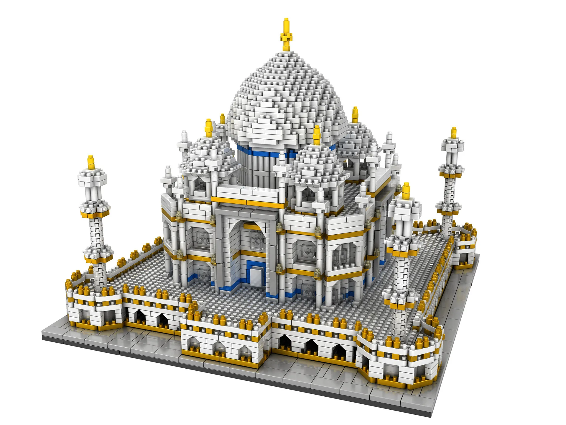 

Spell of star wei Small Particles of Diamond Building Blocks Children DIY Educational Toy Taj Mahal Architecture Model