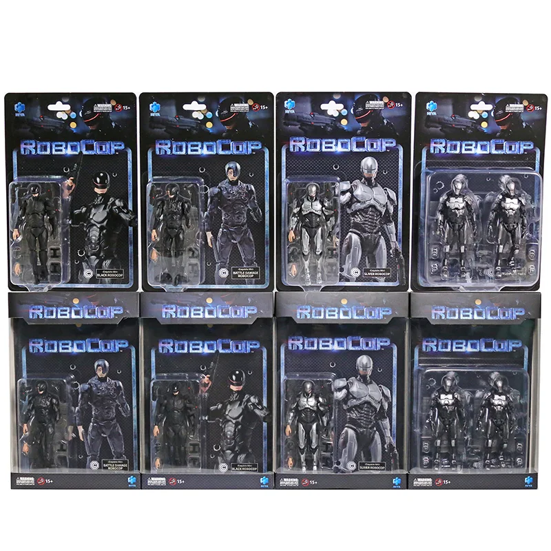 Оригинальные подлинные игрушки Hiya ROBOCOP 2014 Black Robocop / EM208 4 &quotфигурка Коллекционная