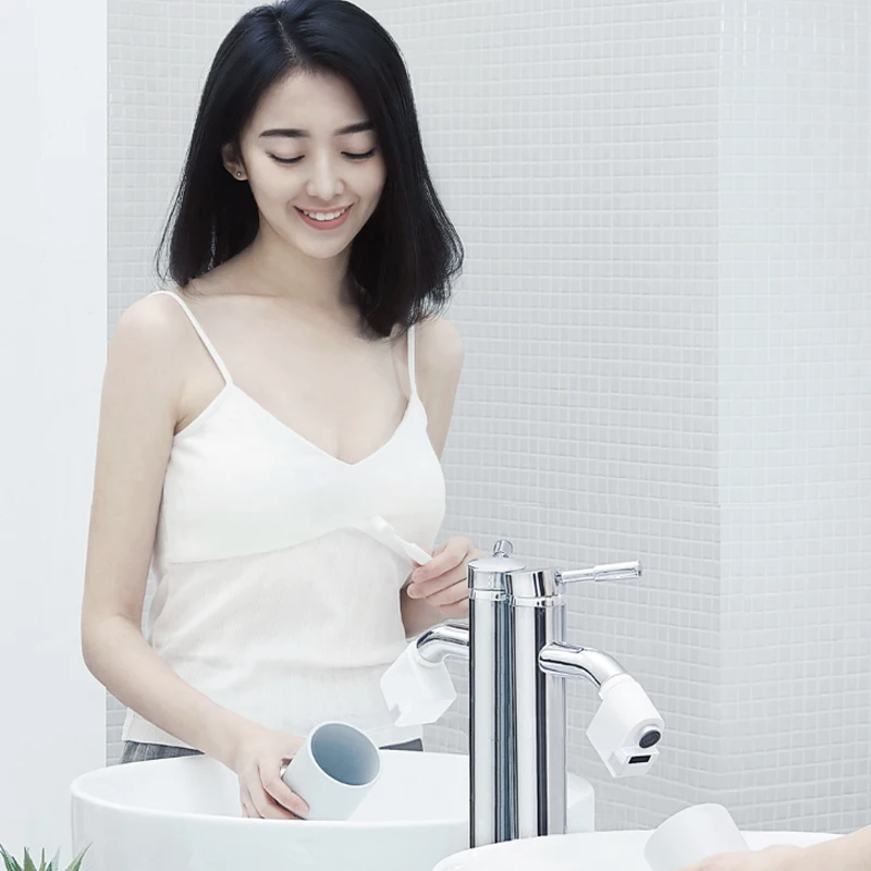 Английская версия) Xiaomi Mijia ZJ автоматическое сенсорное инфракрасное Индукционное устройство для экономии воды рассеиватель воды кухня ванная раковина Fa