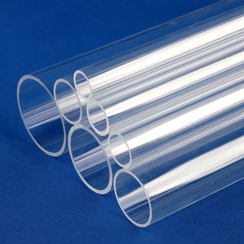 50cm Length O.D 16mm~110mm High Transparent Acrylic Tube Fish Tank Aquarium Plexiglass Tubo Garden Irrigation Water Supply Pipe