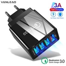 48 Вт Быстрая зарядка 4 USB телефон зарядник Быстрая зарядка QC4.0 QC3.0 для samsung S10 A50 Xiaomi Mi9 iPhone X 7 настенный адаптер