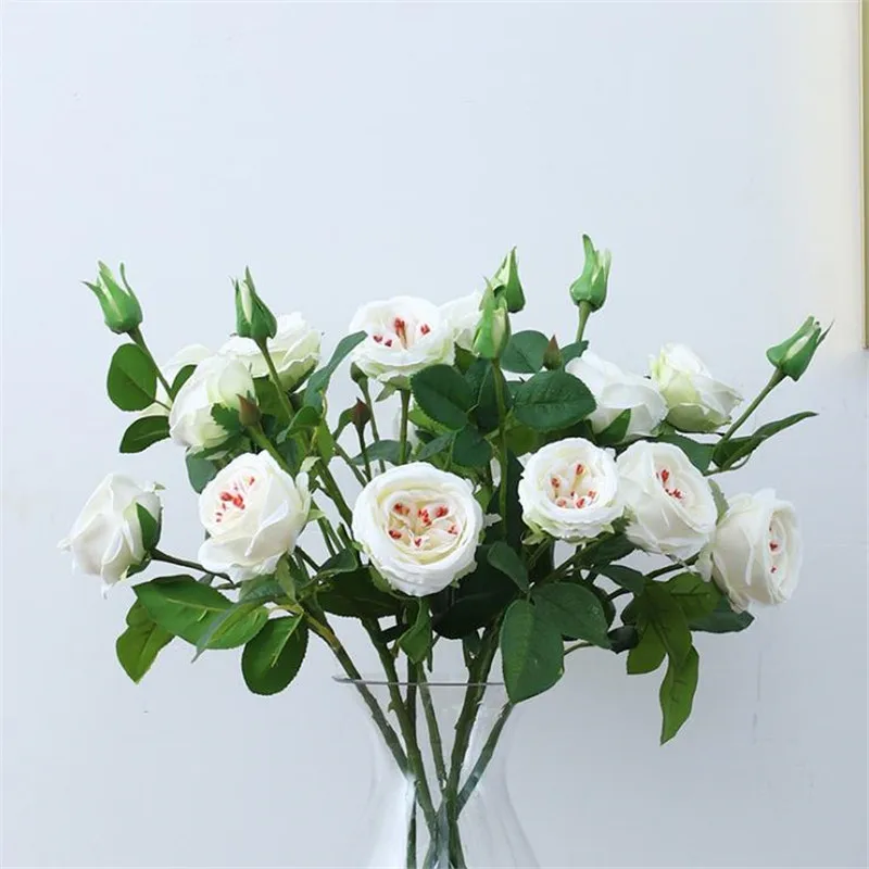 7 шт. поддельные короткой ножке в форме камелии (3 головок/шт) 20 47 &quotмоделирование