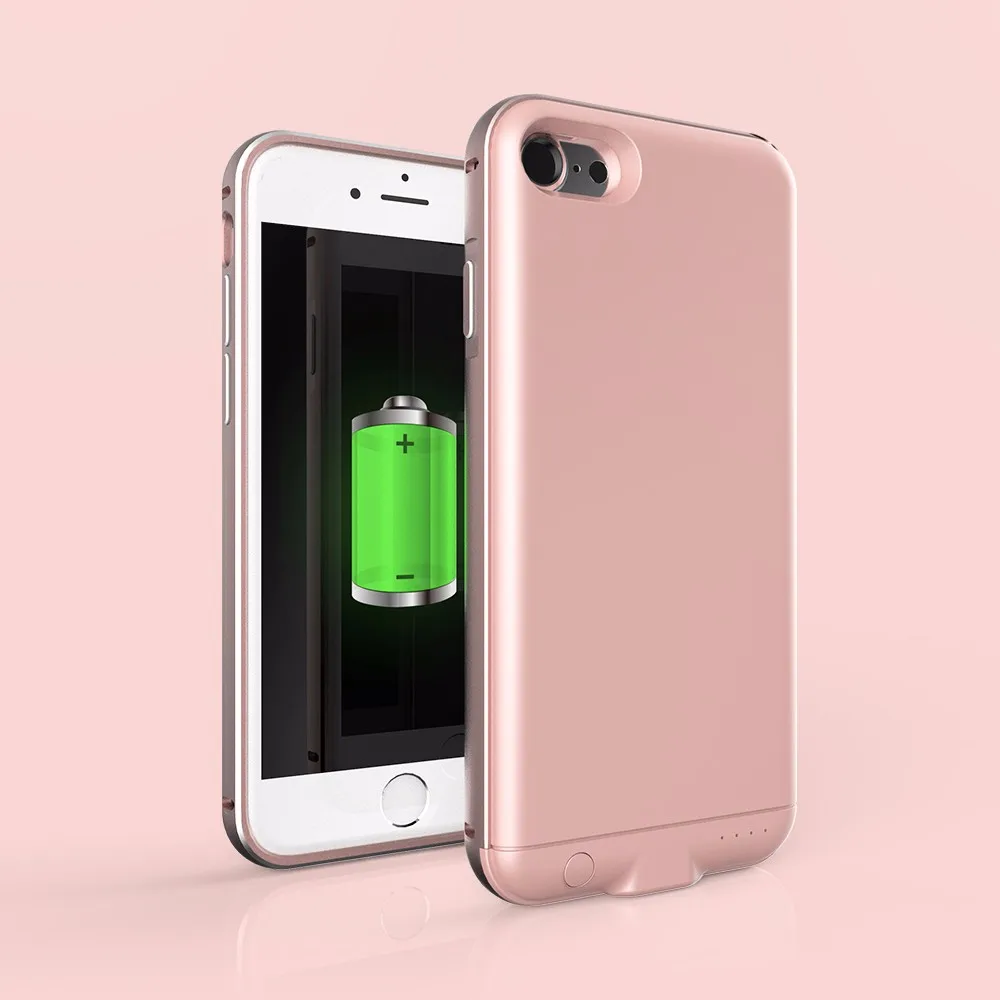 Coque étroite Dorée Ou Rose Pour IPhone 6s/7/8 Avec Powerbank Intégré 4000mAh - Skinnydip