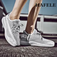 Новинка, уличная Мужская обувь для бега, светильник для бега, прогулочная спортивная обувь, дышащие кроссовки на толстой подошве, Мужская модная обувь