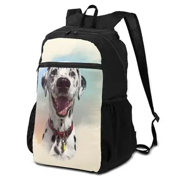 

Dalmatian Dog Lightweight Packable Backpack Foldable ultralight Outdoor Folding Handy Travel Daypack for men women OLN