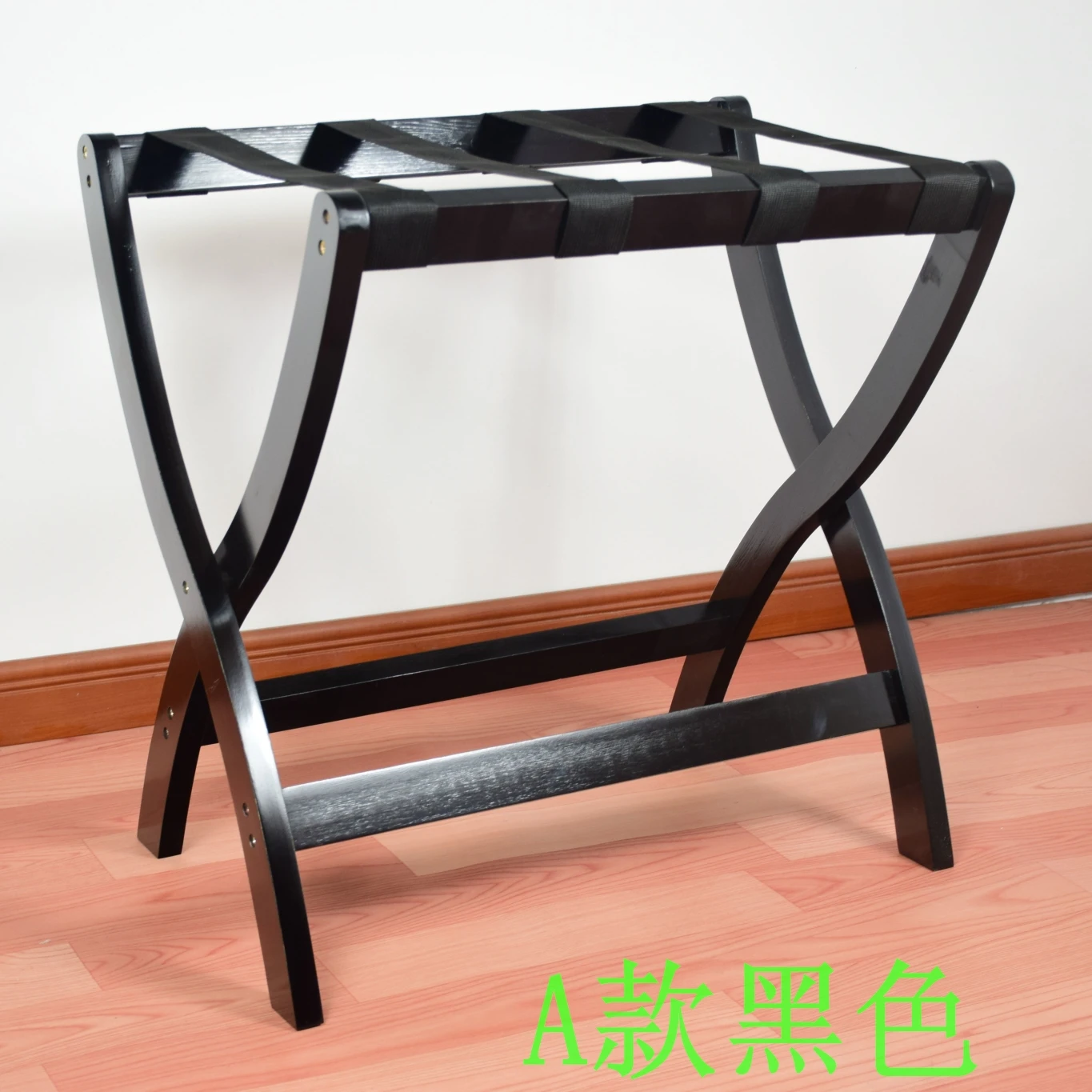  Bedside Clothes Hotel Luggage Racks Bedroom Room Home Folding Floor Solid Wood Furniture - 4000322903884