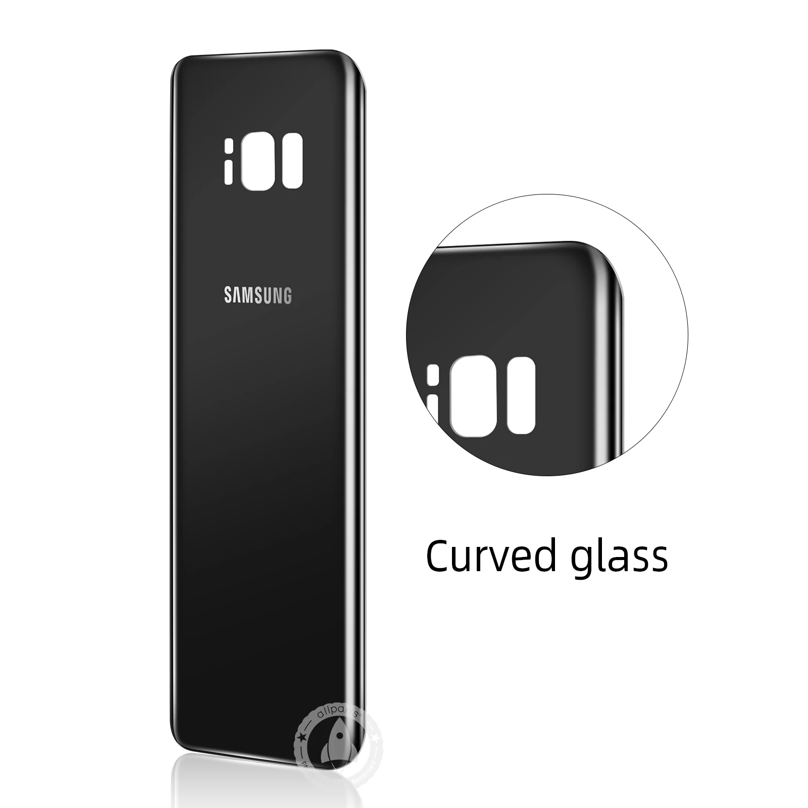 Samsung стеклянный Телефон задняя крышка батареи для samsung S8 Plus корпус S8+ G955 Корпус задняя крышка чехол