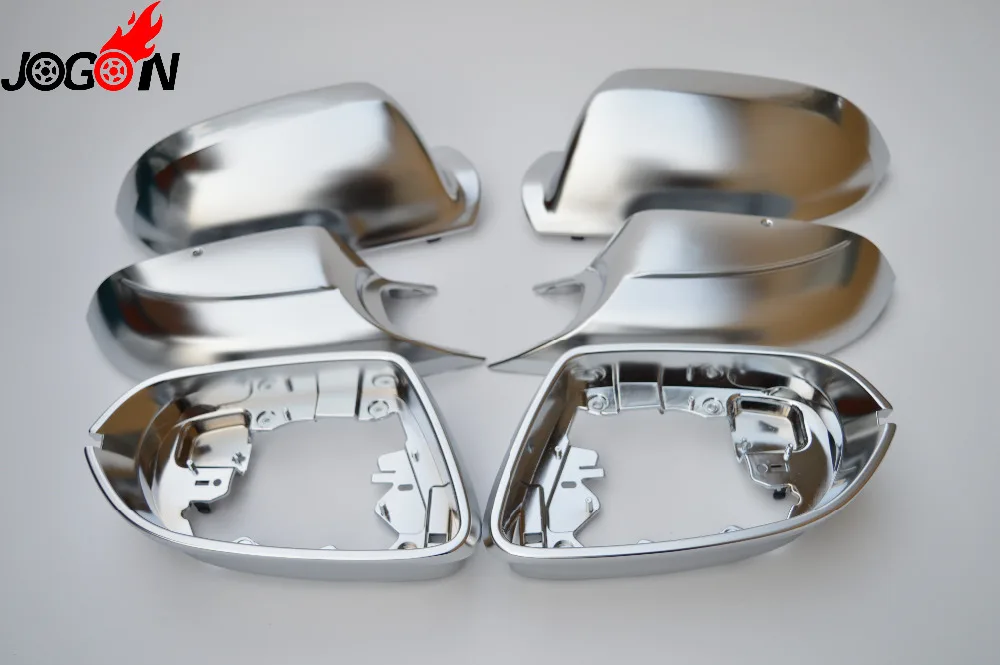 Аксессуары Новое! 6 шт. матовая хромированная крышка зеркала заднего вида боковое