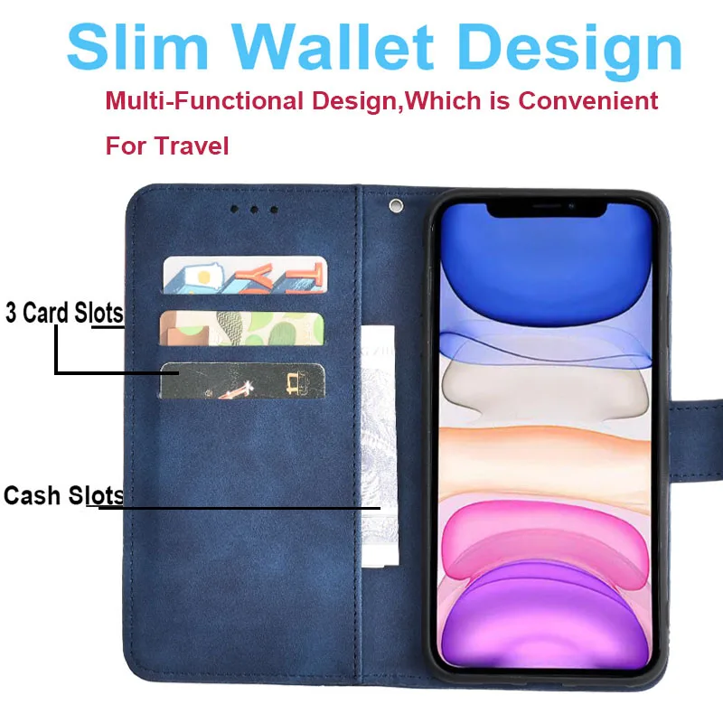 Case For Realme 9i Flip Case Leather Wallet Protective Shell Book Cover Funda For Realme 9i Coque Card Slot Capa flip phone case