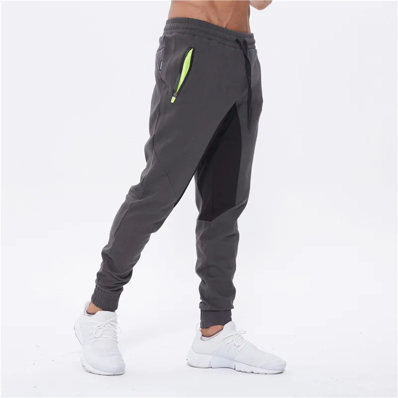 

2018 Muscle Kid Brother Fitness Sports Set Trousers Fitness Suit Men Casual Mixed Colors Closing Foot xi ha ku