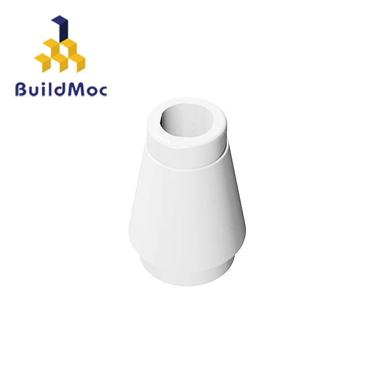 BuildMOC 59900 конус 1x1 топовое покрытие паза кирпич техника переключение поймать стойка дисплея картона для строительных блоков Запчасти DIY обучающие игрушки для подарков - Цвет: Коричневый