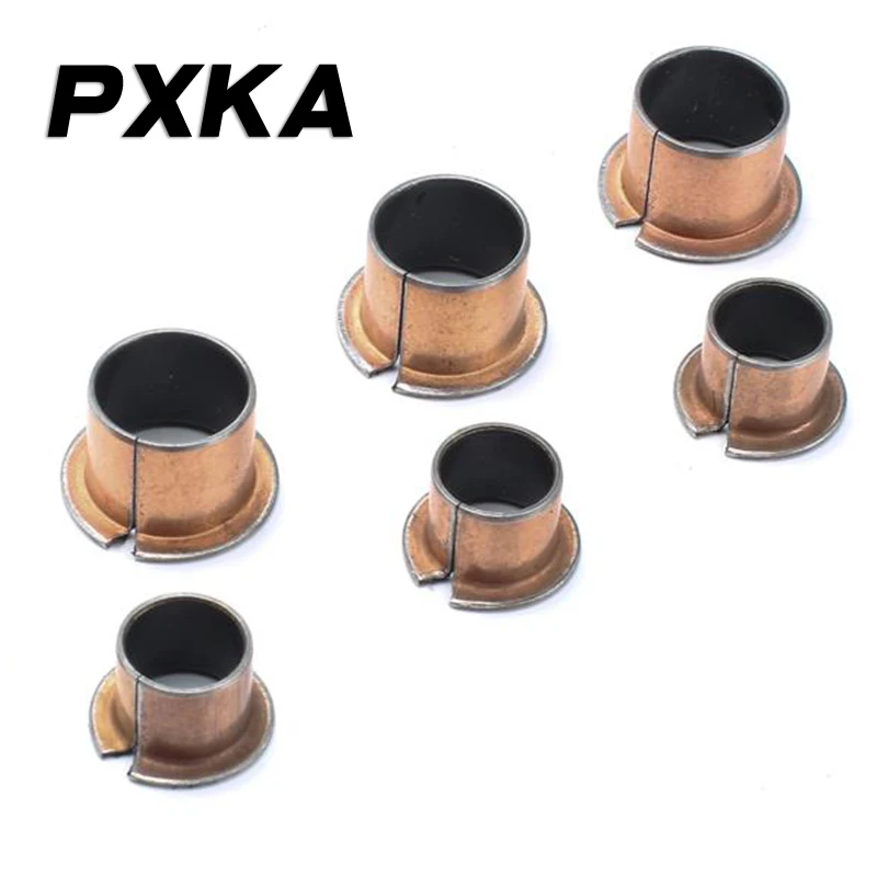 10pcs SF1-F flanged self-lubricating copper sleeve / bushing flanged outer diameter 20/22, inner diameter 12/14/16 self lubricating bearing