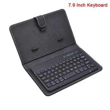 

Portable Leather Wireless Bluetooth Keyboard Case For Mobile Phone Tablet