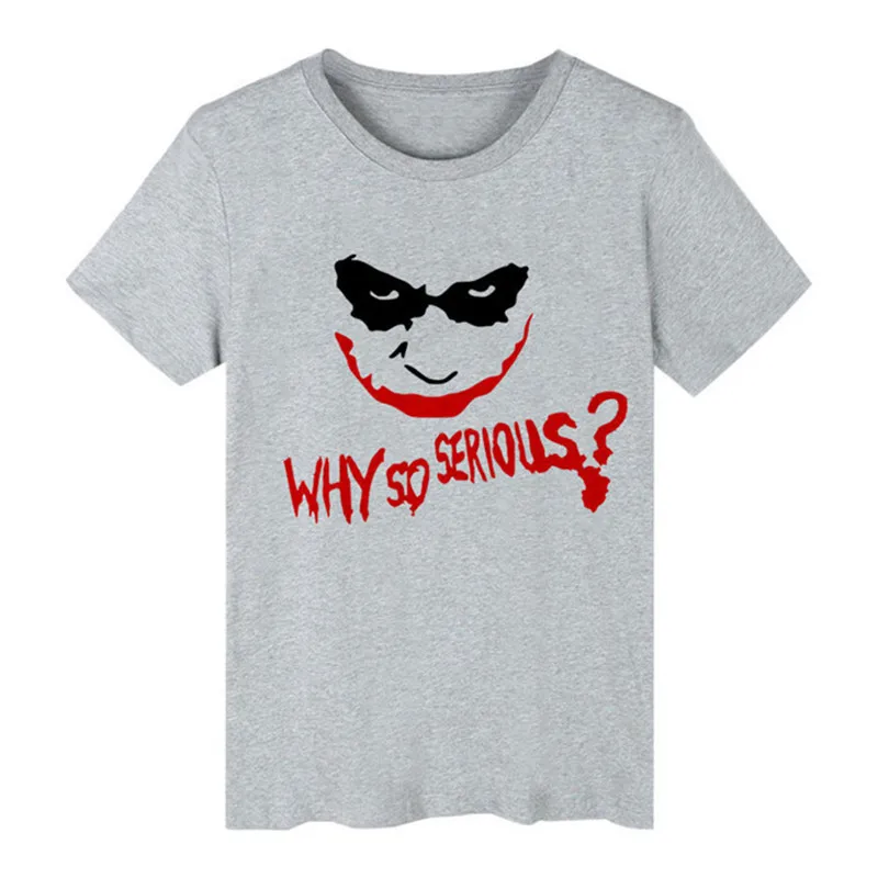 

Mens Summer Designer Joker Print Tshirts Crew Neck Shorts Sleeve Solid Color Homme Couple Clothing Fashion Style Casual Apparel
