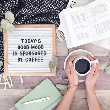

The cross-border original handmade felt letter message board felt letterboard wooden photo frame