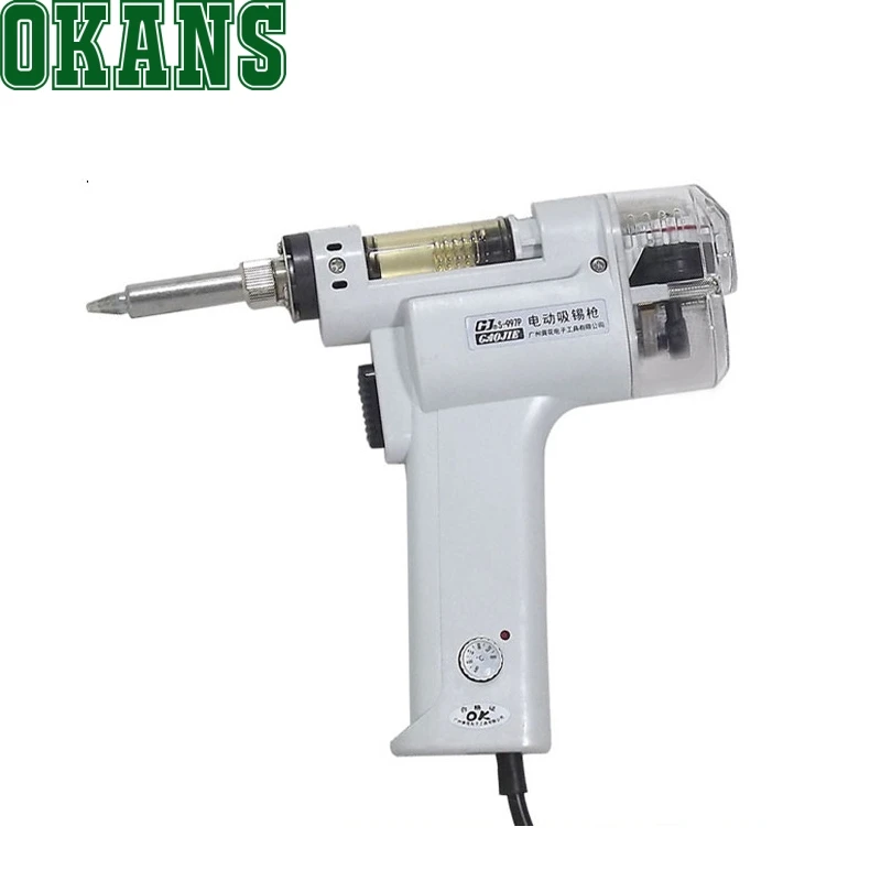 

AC220V 100W Electric Desoldering Gun Vacuum Pump Solder Sucker S-997P 350 to 450 Centigrade