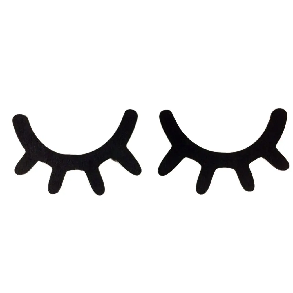 

Cartoon 3D Wood Wall Sticker DIY Cute Eyelash Closed Eye Wall Decal For Children Babies Home Living Room Decoration