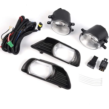 

for 2007-2008 Toyota Camry Fog Lights Headlights Front Bumpes Lamp Clear Lens