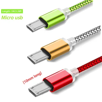 

Micro USB Charging Cable For Blackview A7/A30/A60/A50BV6000 Bv1000 Oukitel K10000/K3 C15 C13 12 Pro Ulefone Charger Cabel Kabel