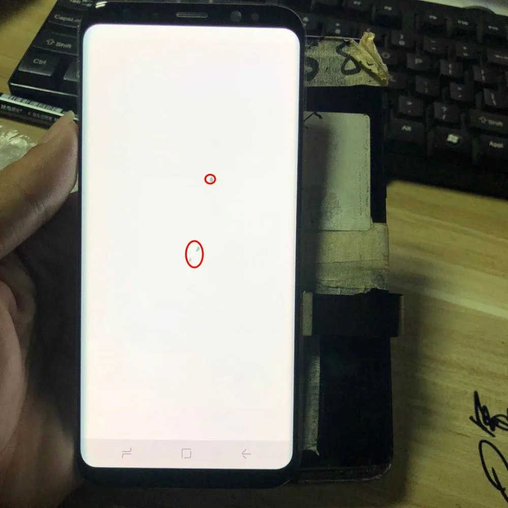 With Dead Pixels Original LCD For Samsung Galaxy S8 lcd G950 SM-G950F LCD Display Touch Screen Digitizer no Frame Assembly Part