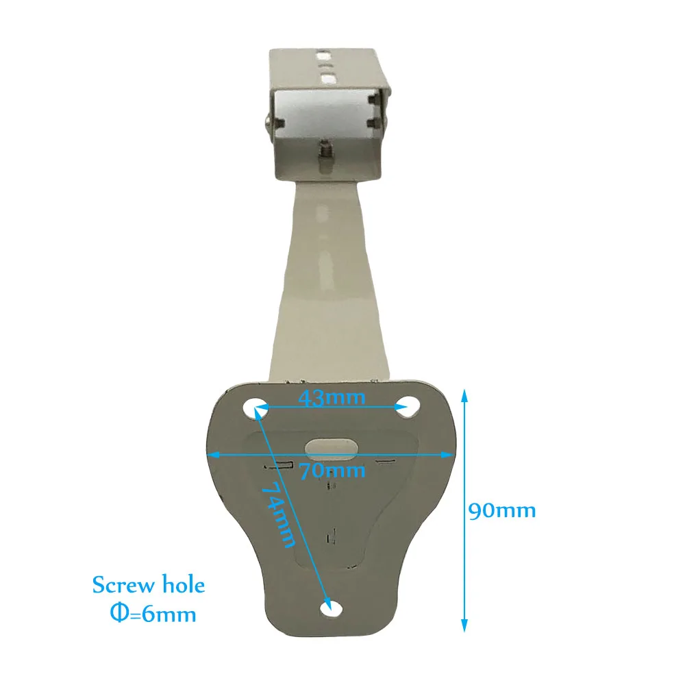 CCTV Bracket Metal Wall Mount Plate Stand Support with Adjustable Angles for Video Surveillance Camera Security System