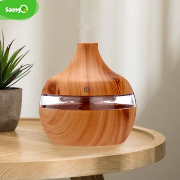 

saengQ Essential Aroma Oil Diffuser Ultrasonic Cool Mist USB Air Humidifier Purifier 7 Color Change LED Night light for Office