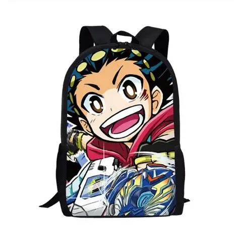 Модные школьные сумки аниме Beyblade Burst Evolution школьные рюкзаки для подростков девочек мальчиков рюкзаки для ноутбуков - Цвет: as picture