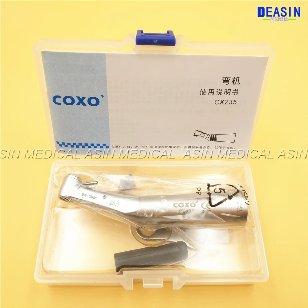 1 шт. COXO 20:1 Contra угол медленная скорость стоматологический наконечник для зубного имплантата микромотор