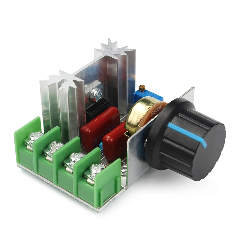 PWM AC Motor Speed Control Controller 2000W(max) SCR Voltage Regulator Adjustable 50-220V 25A LED Dimmers Motor Speed Controller motor speed controller electric motor speed controller