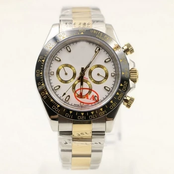 

luxury watch men 39mm AAA DAYTONA Automatic machinery Relogio Masculino Stainless steel sweeping small dials work rolexable SY1