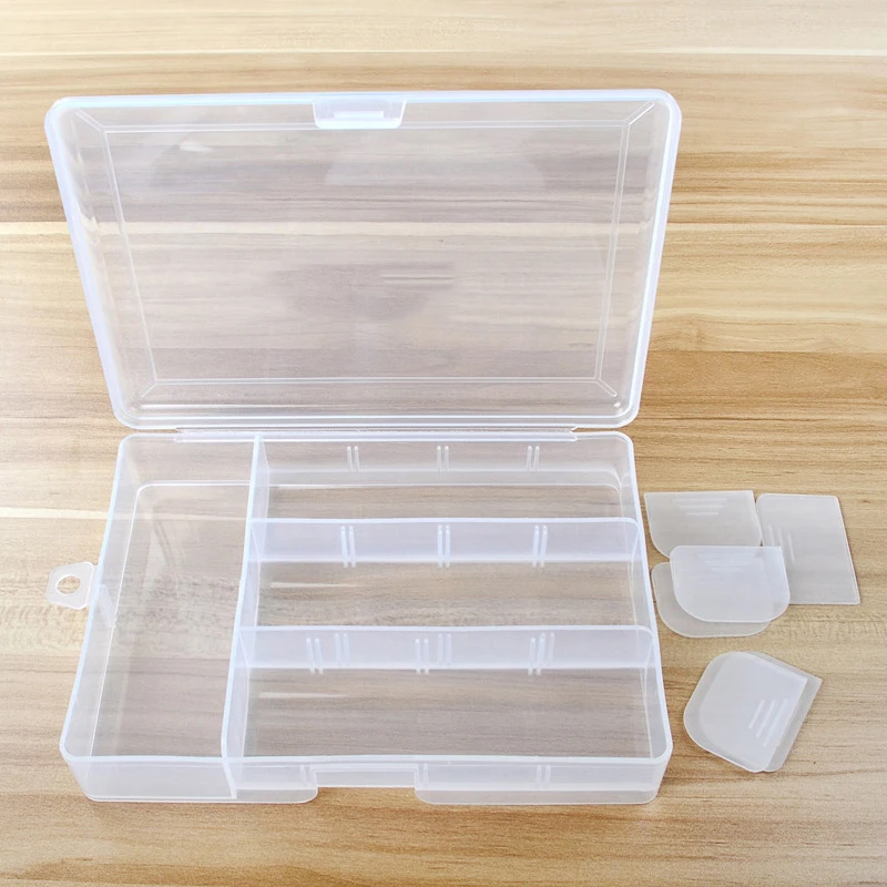 

1pc Tackle Storage Box Case Container Compartment Detachable Fishing Hook Bait