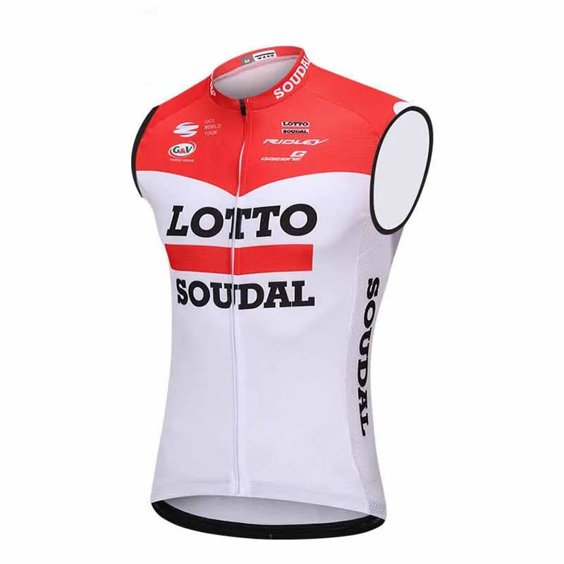 Lotto team Велоспорт Джерси Pro команда без рукавов велосипедная одежда полиэстер мотобайк; велорубашка Ropa Ciclismo
