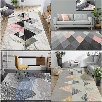 

New Modern Abstract Creative Sofa Tea Table Carpet/nordic Living Room Rug Bedroom Bedside Children Room Home Carpet Fashion Pad