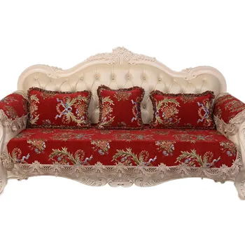

Sofa Cover Towel Slipcover Plush Fabric Thick Sofa Modern Non-slip Sofa Couch Cover Corner Towel Mats 1PCS 4 Colors 12 Size