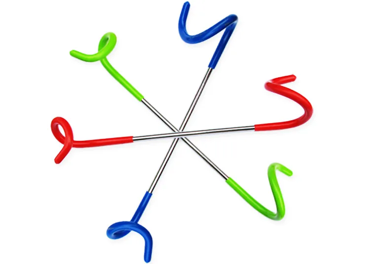 

Outdoor Camping Multifunctional Steam Lamp Hook Metal Tent Lamp Double Head Pig Tail S-shaped Rack Two-way Universal Hanging