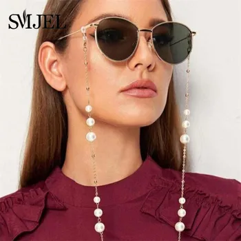 

Fashion Cool Women Sunglasses Chains Reading Beaded Glasses Chain Eyewear Cord Lanyard Show Jewelrys Cadena gafas mujer