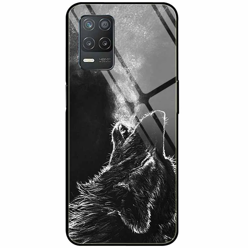 Tempered Glass Hard Protective Back Cover - Cute Design