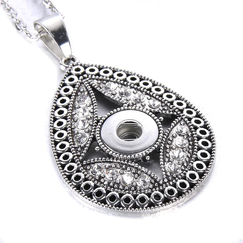 N1679-12mm Новинка, ювелирное изделие на кнопке, винтажное металлическое ожерелье 12 мм с защелкой, s Fit, мини 12 мм, на кнопках, ювелирное ожерелье с подвеской для женщин - Окраска металла: N1679-12mm