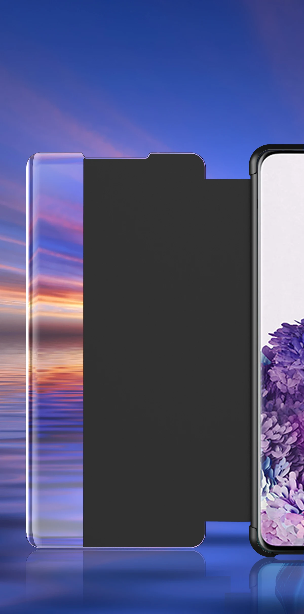 Luxury Leather Smart Mirror Flip Phone Case For Samsung S20 S10 S9 S8 Plus Note 20 UItra 10 Pro 8 9 A51 A71 A50 A31 View Cover samsung flip phone cute