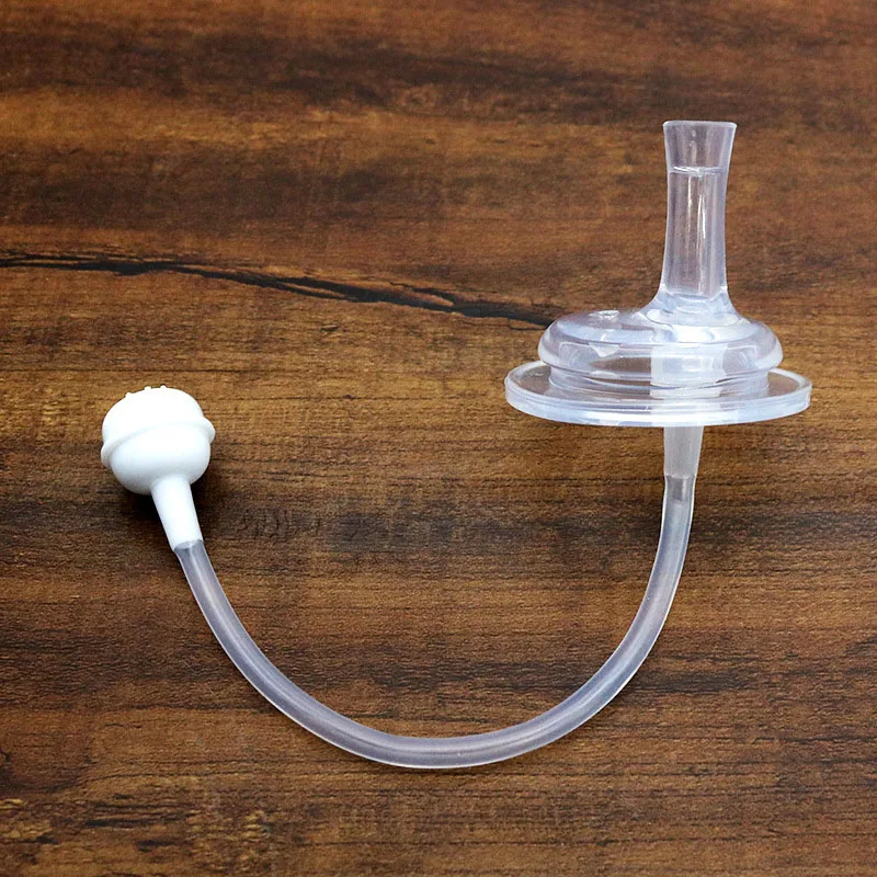 2Set Baby Bottle Straw Cup Straw Accessories Replacement Wide Mouth Caliber Silicone Feeding Accessories 4